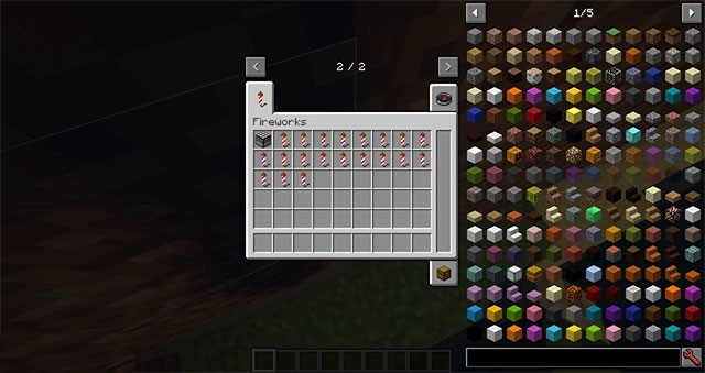 Mod bắn pháo hoa tuyệt đẹp trong thế giới những khối vuông kỳ diệu