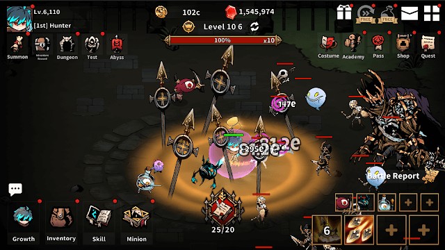 Tham gia các trận đánh chiến lược với nhiều kết hợp kỹ năng độc đáo