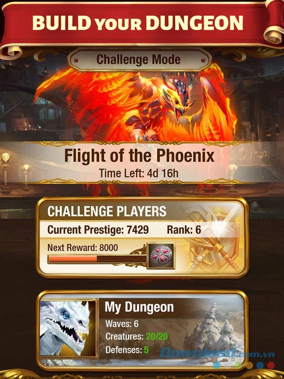 Xây dựng ngục tối của riêng mình trong game nhập vai chiến thuật Creature Quest cho iOS