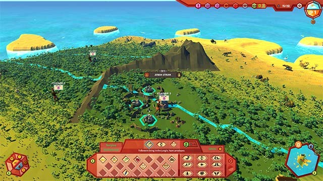 Xây dựng nền văn minh mới trong Crest - Indirect God Sim