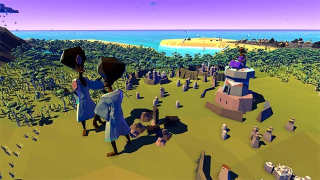 Tái hiện lịch sử nhân loại trong game sinh tồn Crest - Indirect God Sim