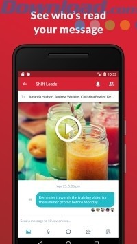 Quản lý tính trạng tin nhắn gửi di