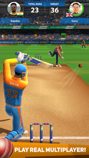 Cricket League là game cricket nhiều người chơi thời gian thực