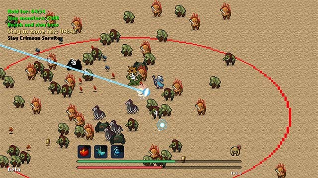 Crimson Dawn là game nhập vai hành động phong cách chặt chém tự động, thư giãn