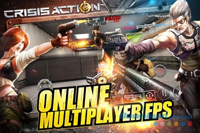 Crisis Action SEA for Android sở hữu hệ thống Team System đầy thử thách