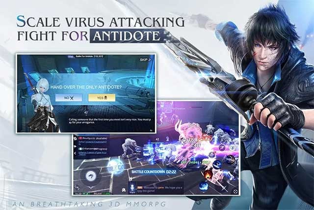 Chiến đấu để giành lấy thuốc giải độc trong CRISIS: S for Android