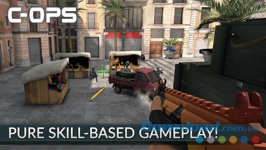 Gameplay Critical Ops cho iOS tập trung rèn phản xạ và phát triển kỹ năng lập kế hoạch