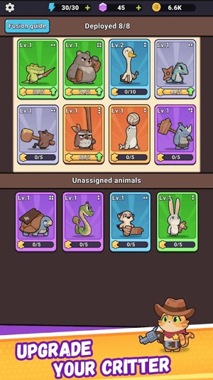 Các đơn vị động vật có thể được phát triển