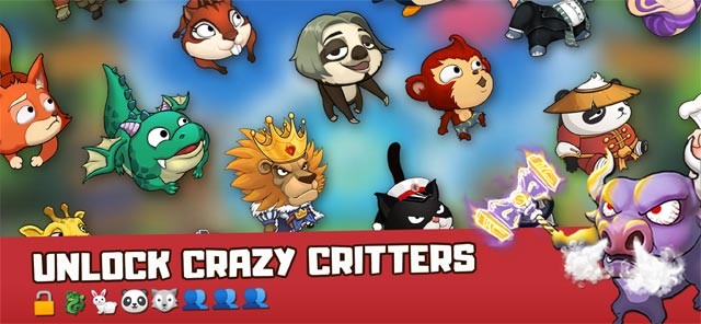Mỗi chiến binh động vật trong Critter Clash có cách tấn công và kỹ năng độc đáo riêng