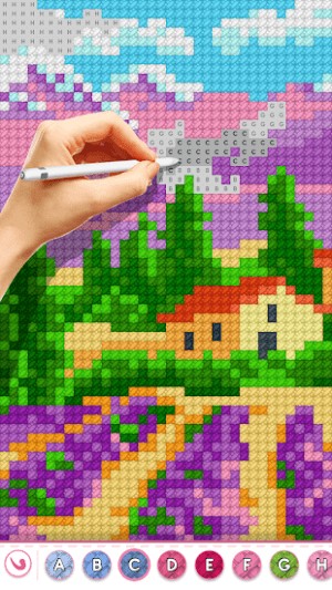 Cross Stitch Masters là game tô màu giải trí hấp dẫn