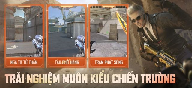 Trải nghiệm muôn kiểu chiến trường