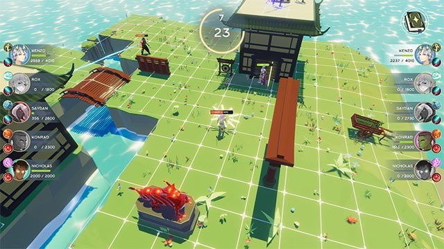 Tận dụng kỹ năng và thế mạnh của mỗi anh hùng để tạo thành tổ đội cực mạnh trong Crown game