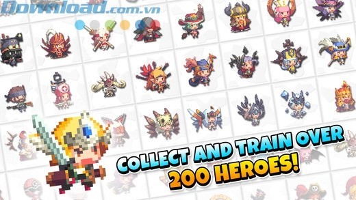 Thu thập và kết hợp hơn 200 anh hùng