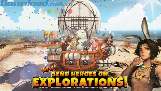 Đưa anh hùng vào các nhiệm vụ khám phá, thăm dò