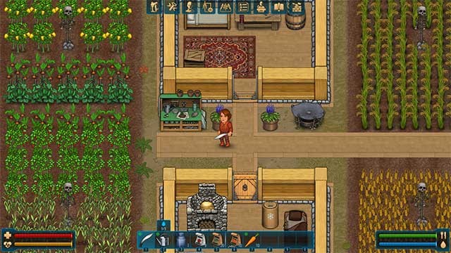 Rất nhiều hoạt động thú vị trong Cryo Fall như làm ruộng, sản xuất, chế tạo, nghiên cứu công nghệ...