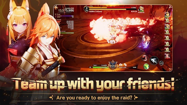 Lập team với bạn bè, bước vào các cuộc đột kích