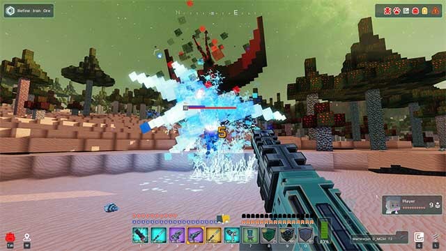 Chế tạo công cụ và chiến đấu với Red Darkness