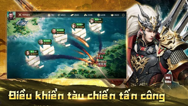 Điều khiển tàu chiến tấn công