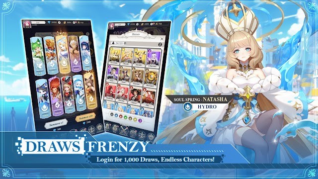 Đăng nhập để nhận 1000 lượt rút, với vô vàn nhân vật