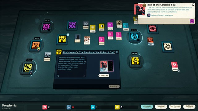 Gam thẻ bài Cultist Simulator