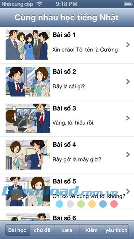 Cùng nhau học Tiếng Nhật for iOS