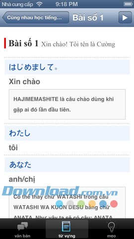 Cùng nhau học Tiếng Nhật for iOS