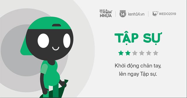 Chiến binh trộm nhựa tập sự trong Cuộc Chiến Trộm Nhựa