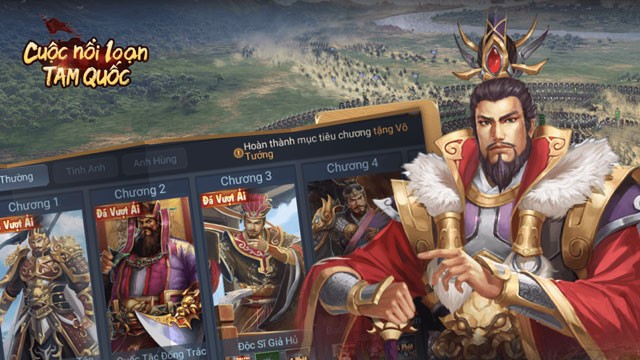 Mỗi tướng sẽ chỉ huy một loại binh lính cố định và các loại binh lính có tính khắc chế