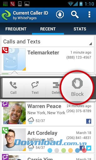 Current Caller ID for Android