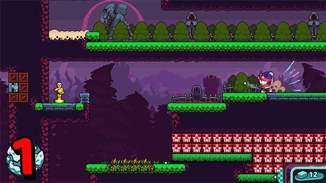 Cursed to Golf là game phiêu lưu đi cảnh kết hợp đánh golf vui nhộn