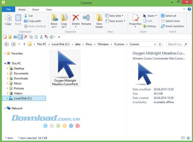 Tải file ngoài để thêm vào danh mục