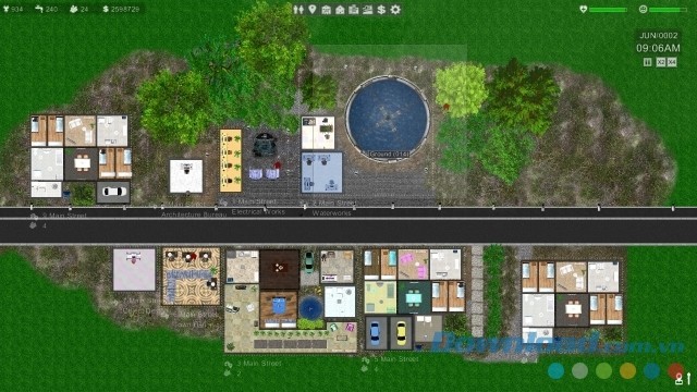 Xây dựng thành phố theo ý muốn khi chơi game mới Custom Town cho máy tính