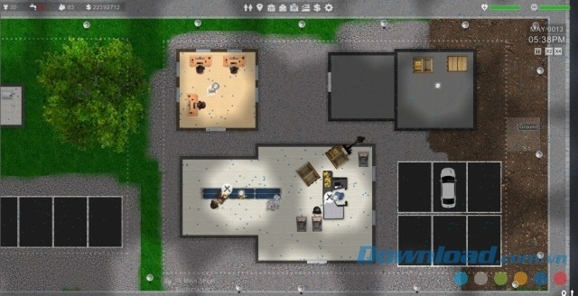 Bố trí đồ vật tại các địa điểm hợp lý trong game xây dựng thành phố mới Custom Town cho máy tính