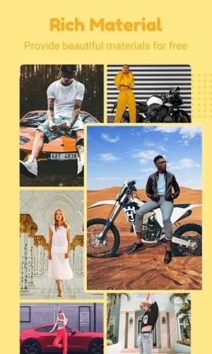 Chất liệu phong phú, miễn phí