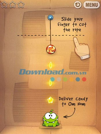 Hướng dẫn chơi game Cut the Rope