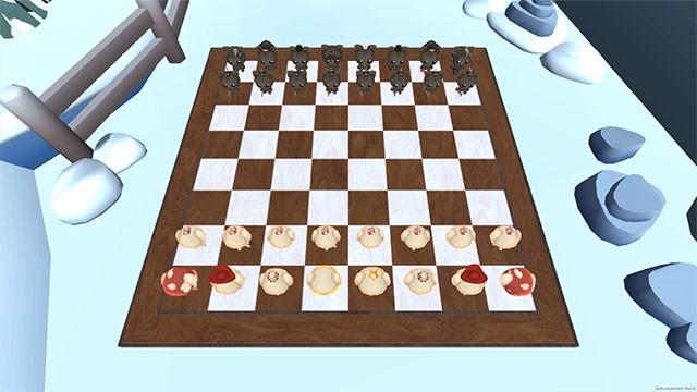 Trải nghiệm cờ vua truyền thống trên nền đồ họa và âm thanh mới lạ của Cute Chess game