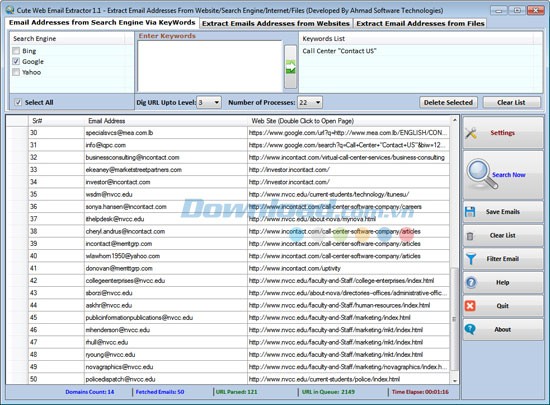 Cute Web Email Address Extractor