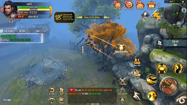 Game kiếm hiệp đỉnh cao trên điện thoại