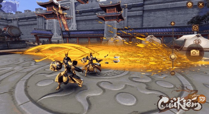 Hiệu ứng kỹ năng của nhân vật trong Cửu Kiếm 3D