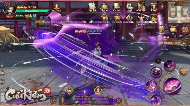 Một cảnh PK trong Cửu Kiếm 3D