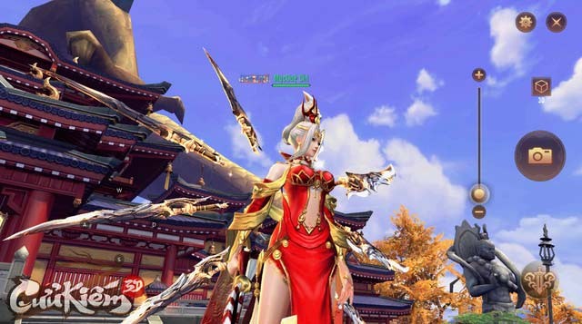 Camera 720 độ - Phía trước nhân vật