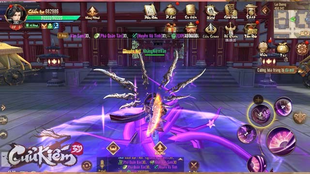 Hiệu ứng game Cửu Kiếm 3D đẹp mắt