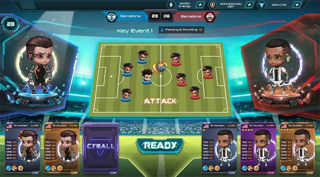 Tham gia các trận bóng đá để kiếm phần thưởng