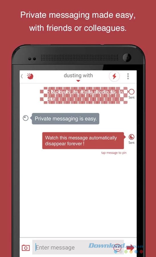 Gửi tin nhắn văn bản, hình ảnh, video...