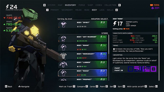 Tạo combo trang bị ấn tượng cho xạ thủ bên cạnh vũ khí và áo giáp độc đáo