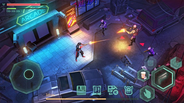 Chiến đấu và sinh tồn trong thành phố cyberpunk của game Cyberika