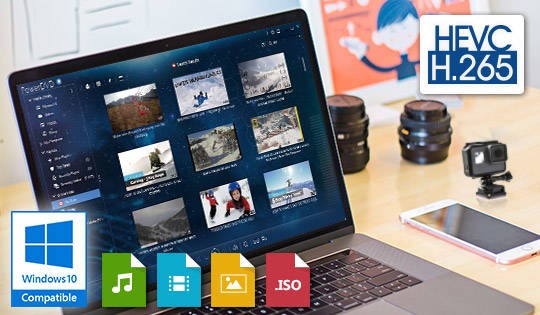 CyberLink PowerDVD mở các định dạng windows không hỗ trợ