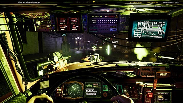 Tùy chỉnh taxi bằng vũ khí, màu sơn, đề can trước khi bước vào nhiệm vụ thực sự