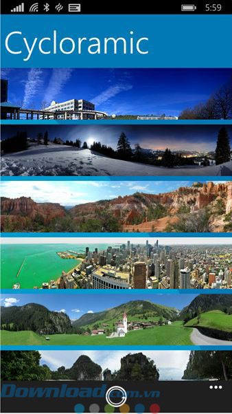 Hình ảnh ứng dụng Cycloramic trên Windows Phone