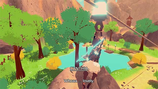 Sử dụng cung của bạn để tương tác với các yếu tố môi trường